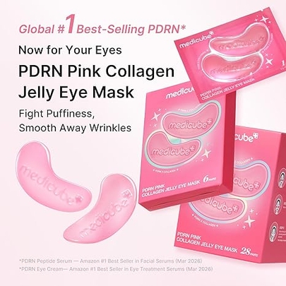 [MEDICUBE] Гелевые патчи для глаз PDRN Pink Collagen Jelly (28 пауч)