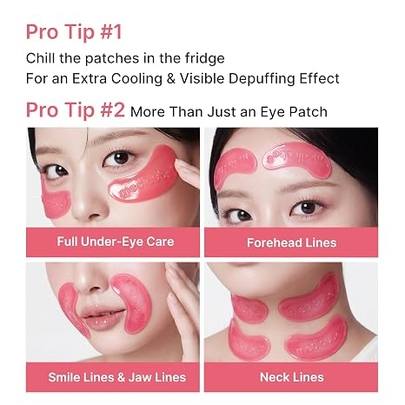 [MEDICUBE] Гелевые патчи для глаз PDRN Pink Collagen Jelly (28 пауч)