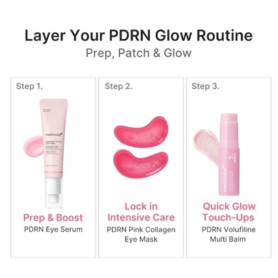 [MEDICUBE] Гелевые патчи для глаз PDRN Pink Collagen Jelly (6 пауч)