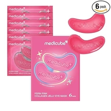 MEDICUBE Гелевые патчи для глаз PDRN Pink Collagen Jelly (6 пауч)