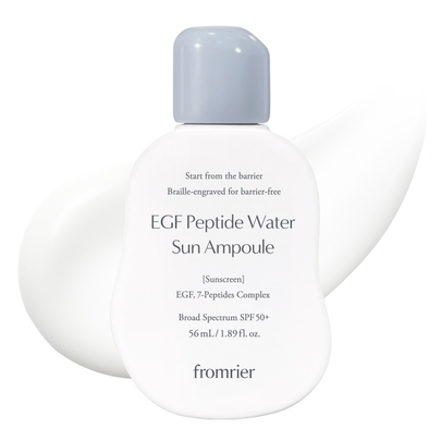 [fromrier] Солнцезащитная ампула-вода с EGF и пептидами, 56 мл, SPF50+ (OTC)