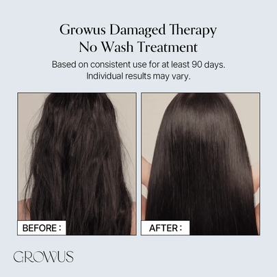 [GROWUS] *renewal*  Восстанавливающая несмываемая терапия для поврежденных волос Damage Therapy No-Wash Treatment EX 250мл #Due Rose