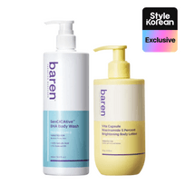 [baren] BHA + Niacinamide Набор для тела (Гель для душа + Лосьон)