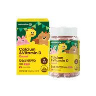 [Naturalize] Kids Calcium & Vitamin D Жевательные конфеты (2,5 г × 60 шт.)