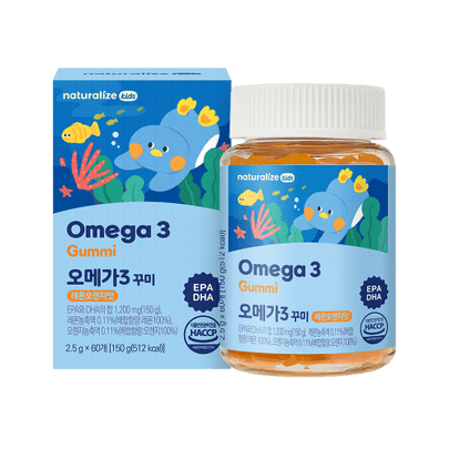 [Naturalize] Kids Omega 3 Жевательные конфеты (2,5 г × 60 шт.)