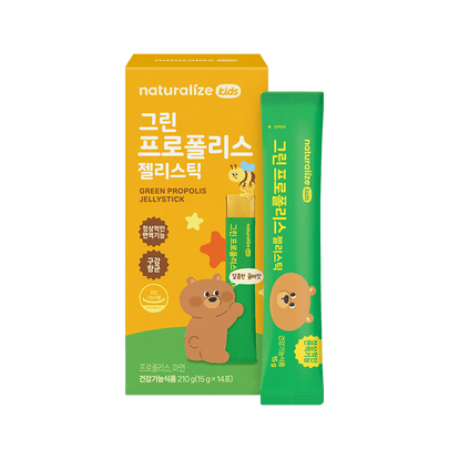 [Naturalize] Kids Green Propolis Джелли-стик (15 г × 14 шт.)