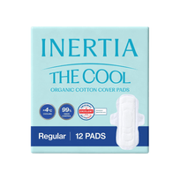 [INERTIA] Органические хлопковые прокладки The Cool (обычный поток, 12 шт.)