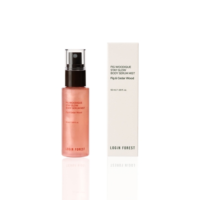 [LOGiN FOREST] Сыворотка-мист для тела с эффектом сияния и ароматом инжира Fig Woodique Stay Glow Body Serum Mist (50 мл)