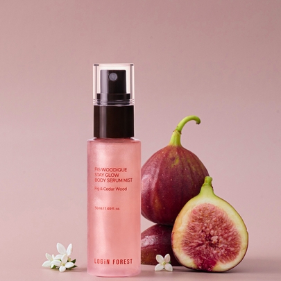[LOGiN FOREST] Сыворотка-мист для тела с эффектом сияния и ароматом инжира Fig Woodique Stay Glow Body Serum Mist (50 мл)