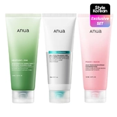 [Anua] Cleansing Foam Discovery Trio (Deep Pore& Moisture&Radiance)
