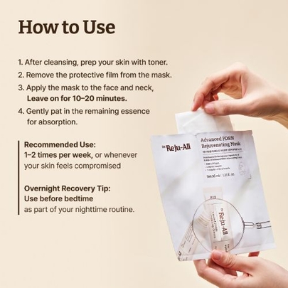 [Dr.Reju-All] Восстанавливающая маска с PDRN Advanced PDRN Rejuvenating Mask (1 шт.)