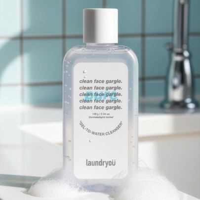 [laundryou] Гель-в-воду очищающее средство для лица Clean Face Gargle Pure, 160 мл