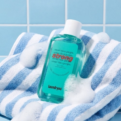 [laundryou] Гель-в-пену очищающее средство для лица Clean Face Gargle Strong, 160 мл