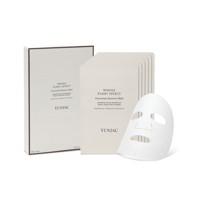 [YUNJAC] Тканевые маски (интенсивное увлажнение и питание) Whole Plant Effect Concentrate Mask (6шт)