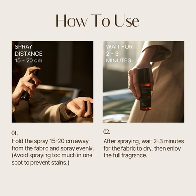 [hetras] Текстильный парфюм, 80 мл, #Santal Fresh
