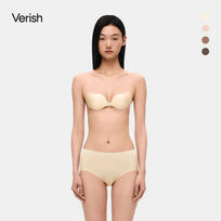 [Verish] Самоклеящийся бюстгальтер с косточками Demi #Beige (S–XL)
