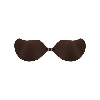 [Verish] Самоклеящийся бюстгальтер с косточками Demi #Brown (S–XL)