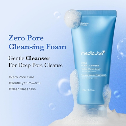 [MEDICUBE] Набор из двух пенок для умывания Zero Foam Cleanser (120 г × 2 шт.)