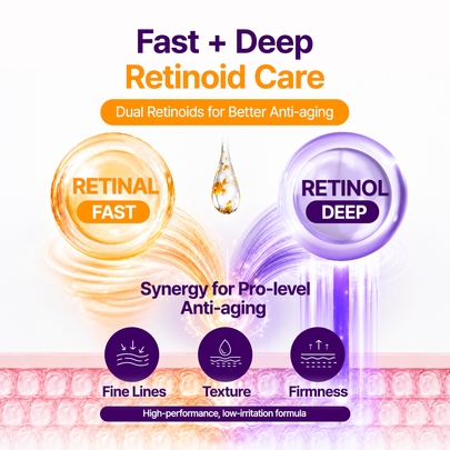 [Purito Seoul] Дуо-набор сыворотки Retinol Retinal 2000 NAD+ (30 мл + 30 мл)