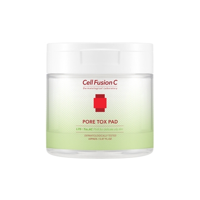 [Cell Fusion C] Пэды для сужения пор Pore Tox, 140 мл (60 шт.)