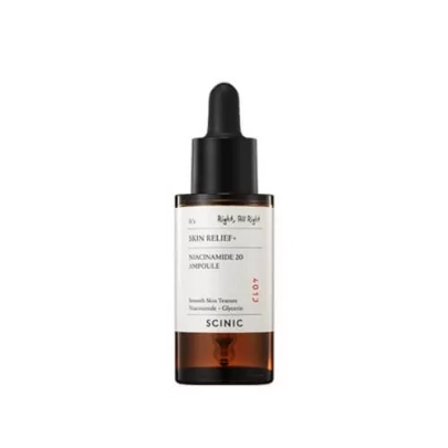 [SCINIC] Успокаивающая ампула с ниацинамидом 20% Skin Relief, 30 мл