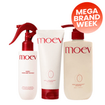 [moev] Трио-набор для блеска волос Gloss Boost (шампунь + маска + мист)