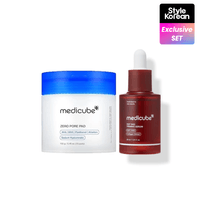 [MEDICUBE] Дуо-набор для сужения пор и укрепления кожи (пэды Zero Pore + сыворотка EGF NAD)