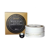 [Petitfee] Патчи для глаз с экстрактом черного жемчуга и золота Black Pearl & Gold Hydrogel Eye Patch 60 Sheet (Included High Level Of Amino Acids and Minerals)